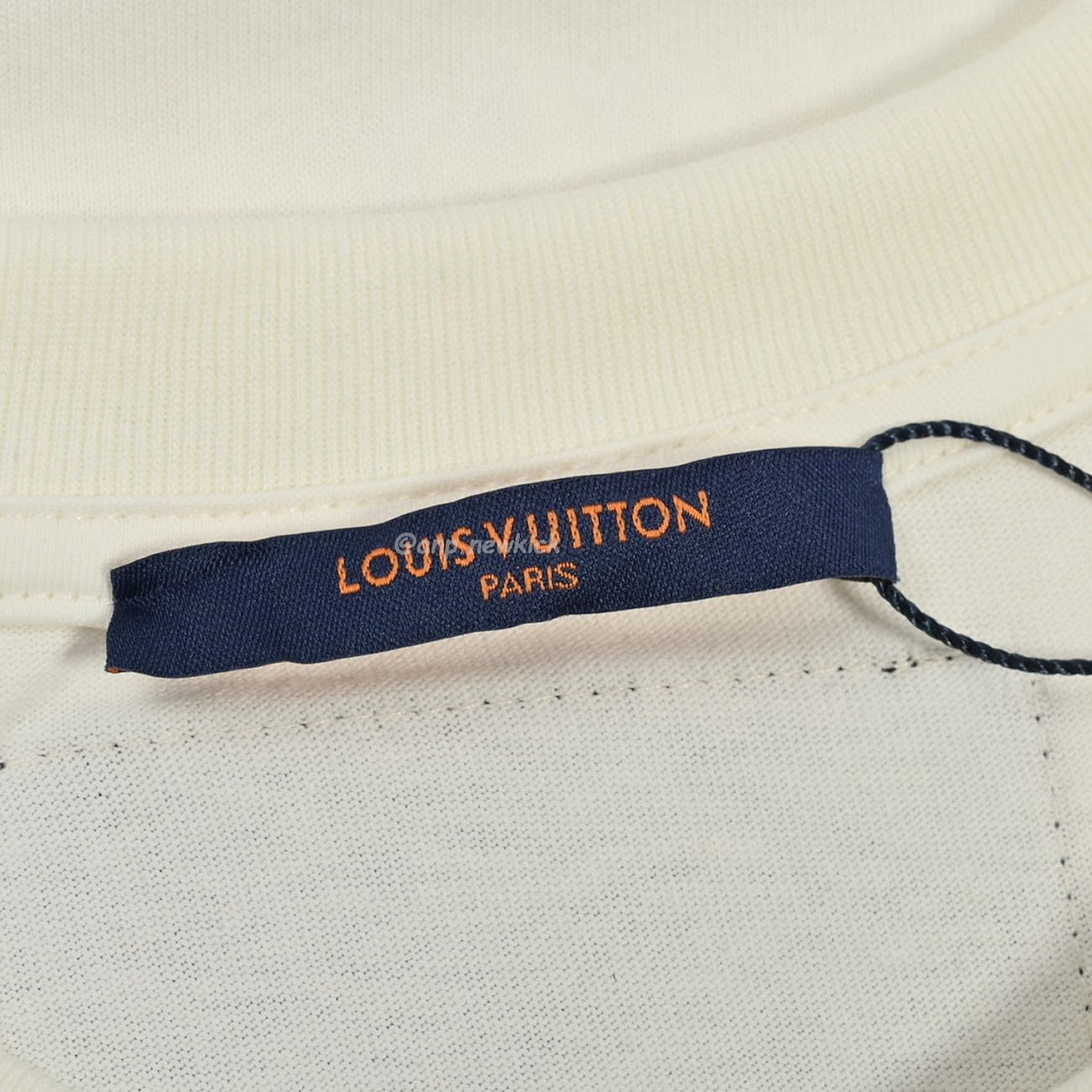 Louis Vuitton 20ss Small Aircraft Logo Printing Short Sleeved T Shirt (4) - newkick.org